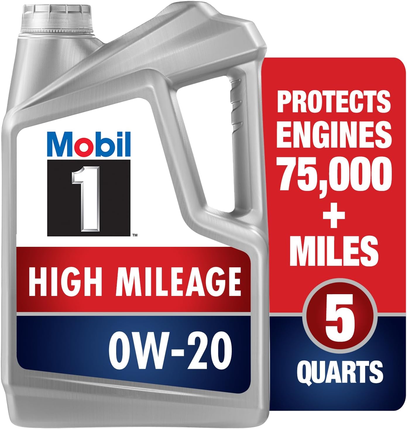 Mobil 1 High Mileage Full Synthetic Motor Oil 0W-20 Review
